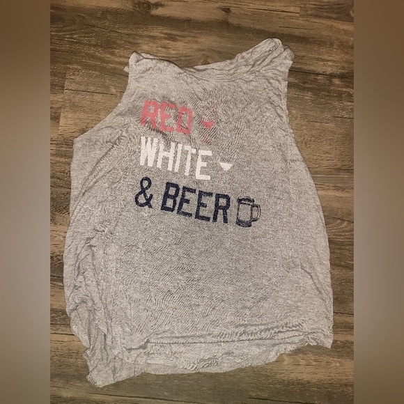 Grayson/Threads Red, White, and Beer Tank Top - Picture 2 of 3
